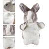 Bunny Hand Puppet: Animals Educational Puppets Kids Rabbit Plush Animal Toys for Imaginative Pretend Play Stocking Storytelling (Gray) view 3