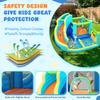 FBSPORT Inflatable Bounce House, Water Slide Park Slide Bouncer with Ball Shooting, Climbing Wall, Jumping and Splash Pool, Kids Bouncy Castle with 450W Air Blower for Outdoor Backyard view 4