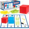 Torlam 131 PCS Base Ten Blocks for Math - Place Value Blocks, Plastic Base 10 Math Manipulatives 1st Grade, Math Counters, Math Cubes, Counting Cubes for Kids Kindergarten Math view 1