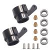 2Pcs ShareGoo Metal Steering Cup Hub Turn Cup Upgrade Parts Compatible with WPL B1 B14 B16 B24 C14 C24 B36 MN Model D90 D91 1/16 RC Car view 1