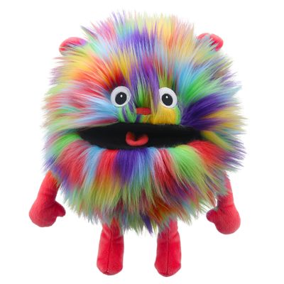 The Puppet Company Baby Monster Rainbow Hand Puppet - Mini Plush Character for Children Interactive Nursery Rhyme Toy for Storytelling, Learning, Imagination, Roleplay and Fun Games
