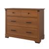 Child Craft Redmond 3 Drawer Dresser for Nursery or Bedroom, Plenty of Storage, Anti-Tip Kit Included to Prevent Tipping, Non-Toxic, Baby Safe Finish (Coach Cherry) view 1