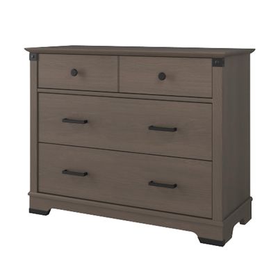 Child Craft Redmond 3 Drawer Dresser for Nursery or Bedroom, Plenty of Storage, Anti-Tip Kit Included to Prevent Tipping, Non-Toxic, Baby Safe Finish (Dapper Gray)