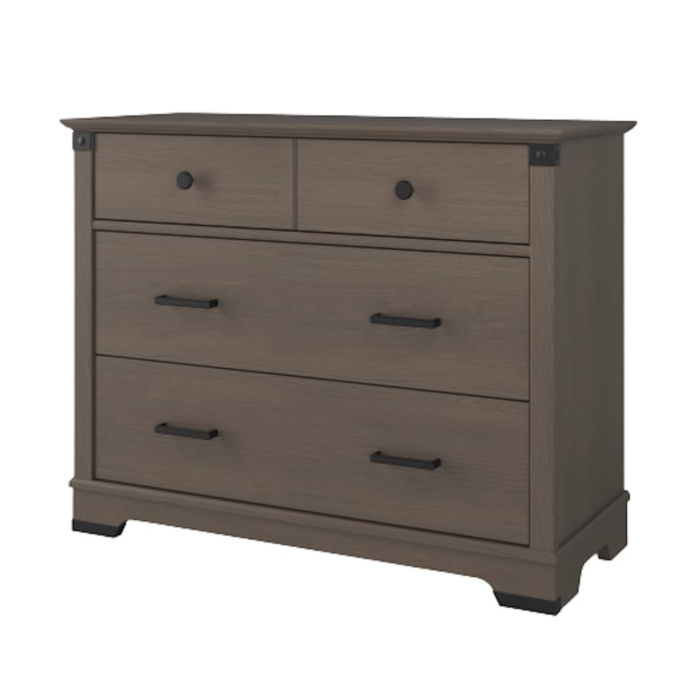 Child Craft Redmond 3 Drawer Dresser for Nursery or Bedroom, Plenty of Storage, Anti-Tip Kit Included to Prevent Tipping, Non-Toxic, Baby Safe Finish (Dapper Gray)