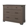 Child Craft Redmond 3 Drawer Dresser for Nursery or Bedroom, Plenty of Storage, Anti-Tip Kit Included to Prevent Tipping, Non-Toxic, Baby Safe Finish (Dapper Gray) view 1