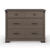 Child Craft Redmond 3 Drawer Dresser for Nursery or Bedroom, Plenty of Storage, Anti-Tip Kit Included to Prevent Tipping, Non-Toxic, Baby Safe Finish (Dapper Gray) view 4