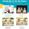 100% Cotton Drinking Buddies Twin Bibs for Babies  Soft, Cute & Practical Waterproof, Durable, Unisex Bibs for Twins. Ideal for Mess-Free Feeding, Everyday Use, and Protecting Clothing from Spills view 4