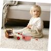 Happyyami Miniature Stove Toy 3.74In Ceramic Dollhouse Kitchen Stove Simulation Ornament for DIY Doll Furniture Decoration view 3