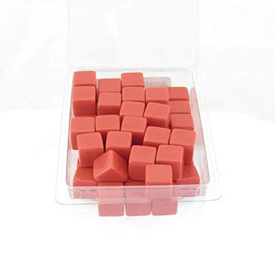 Red Blank Opaque Dice Counting Cubes D6 16mm (5/8in) Bulk Pack of 50 Wondertrail