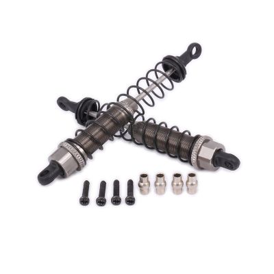 2pcs Oil Rear Shock Absorbers Damper for Wltoys 12428 FY-03 1/12 RC Car Vehicle (Grey)