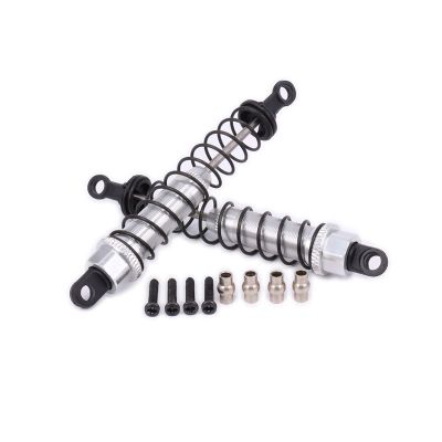 2pcs Oil Rear Shock Absorbers Damper for Wltoys 12428 FY-03 1/12 RC Car Vehicle (Silver)