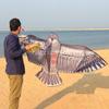 ZYCSKTL Flyer Kite,Large Adult Eagle-Shaped Kite in The Park, The Solid Resin Rod Supports The Flying Kite, Large-Scale Entertainment (Color : Gray, Size : 7.9ft+2297ft line B) view 3