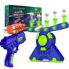 BAODLON Shooting Games Toy for Age 5, 6, 7, 8, 9, 10+ Years Old Kids, Boys - Glow in The Dark Floating Ball Target with Foam Dart Toy Gun, 10 Balls/5 Targets - Ideal Gift view 1