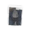 Black Blank Opaque Dice Counting Cubes D6 16mm (5/8in) Bulk Pack of 100 Wondertrail view 1