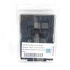 Black Blank Opaque Dice Counting Cubes D6 16mm (5/8in) Bulk Pack of 100 Wondertrail view 2