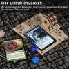 Commander EDH Command Zone Tray with Life Counter Wooden Compatible with Magic The Gathering, MTG view 2