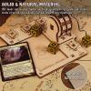 Commander EDH Command Zone Tray with Life Counter Wooden Compatible with Magic The Gathering, MTG view 3