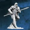 Liammeris Elf Ranger Figure Kit 28mm Heroic Scale Miniature Unpainted First Legion view 1