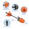 Zing Zonic Whistling Arrow Refill Pack - Includes 10 Zonic Whistling Arrows, Compatible HyperStrike Bow, Firetek Bow, Z-Tek Bow, Z-Curve Bow and Z-Bow (Orange) view 3