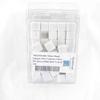 White Blank Opaque Dice Counting Cubes D6 16mm (5/8in) Bulk Pack of 100 Wondertrail view 2