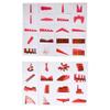 Kghios Montessori Pink Tower Brown Stair and Long Red Rods Sensorial Cards with Wood Box,Montessori Toys Materials for Toddlers Visual Sense, Early Educational Tools Preschool Learning Toys view 4
