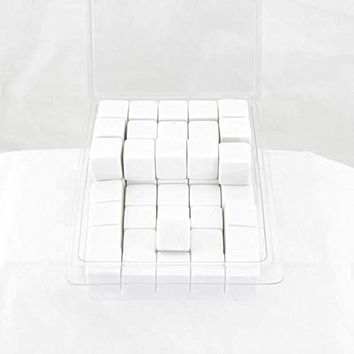 White Blank Opaque Dice Counting Cubes D6 16mm (5/8in) Bulk Pack of 50 Wondertrail