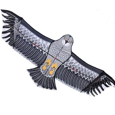 ZYCSKTL Kites for Adults Giant,Huge Simulation Eagle Kite, Outdoor Family Entertainment Flying Game Toys, Easy to Fly, (Color : Gray, Size : 11.8ft)