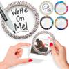 Picture Frame Fridge Magnets, Dry Erase Whiteboard Surface, Office and Home Decoration Materials (Clouds-Emoji) view 1