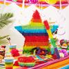 Cinco De Mayo Star Pinata 12.6 x 12.6 inches. Fiesta Party Supply for Fiesta Taco Party, Luau Event Photo Props, Mexican Theme Decoration, Carnivals Festivals, Taco Tuesday Event view 3