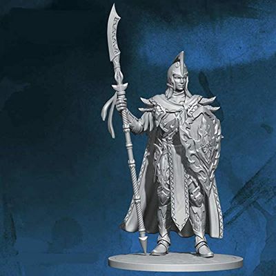 Aninomis Elf Warrior Figure Kit 28mm Heroic Scale Miniature Unpainted First Legion