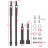 1Set Steel Drive Stub Axles CVD Front & Rear Joint Drive Shaft for 1/24 Axial SCX24 90081 RC Crawler Car view 3