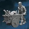First Legion Craftsman with Woodcart Figure Kit 28mm Heroic Scale Miniature Unpainted view 1
