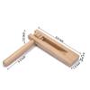 2 Pack Wooden Ratchet Noise Makers, Traditional Mexican Matraca for Graduation, Football Games, Parties and Sporting Events view 3