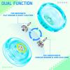 MAGICYOYO K2 Crystal Yoyo Pack of 3, Responsive Yo Yo for Kids, Professional Dual Purpose Yo-yos Replacement Unresponsive Bearing for Adults/Advanced+18 Strings+Accessory Kit(Green+Blue+Orange) view 4