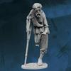 Old Beggar Figure Kit 28mm Heroic Scale Miniature Unpainted First Legion view 1