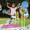 WOWmazing Mega Value Big Bubble Kit: 2 Large Bubble Wands 6-Pack of Big Bubble Powder (Makes 6 Gallons) | Outdoor Toy for Kids, Boys, Girls | Powder Made in USA view 3