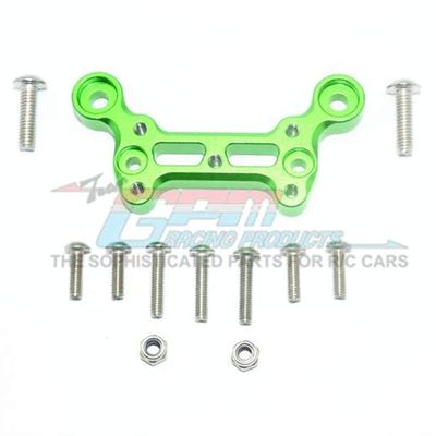 GPM Racing Aluminum Front Dirt Guard Mount Green : 1/8 Outcast 6S BLX