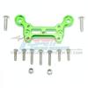 GPM Racing Aluminum Front Dirt Guard Mount Green : 1/8 Outcast 6S BLX view 1