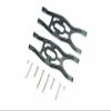GPM Aluminum Front/Rear Lower Suspension Arms Black : Arrma Fazon Voltage view 1