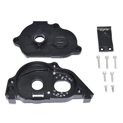 GPM Alum Rear Gear Protection Motor Mount Black : KRATON 4S BLX/SENTON 3S BLX