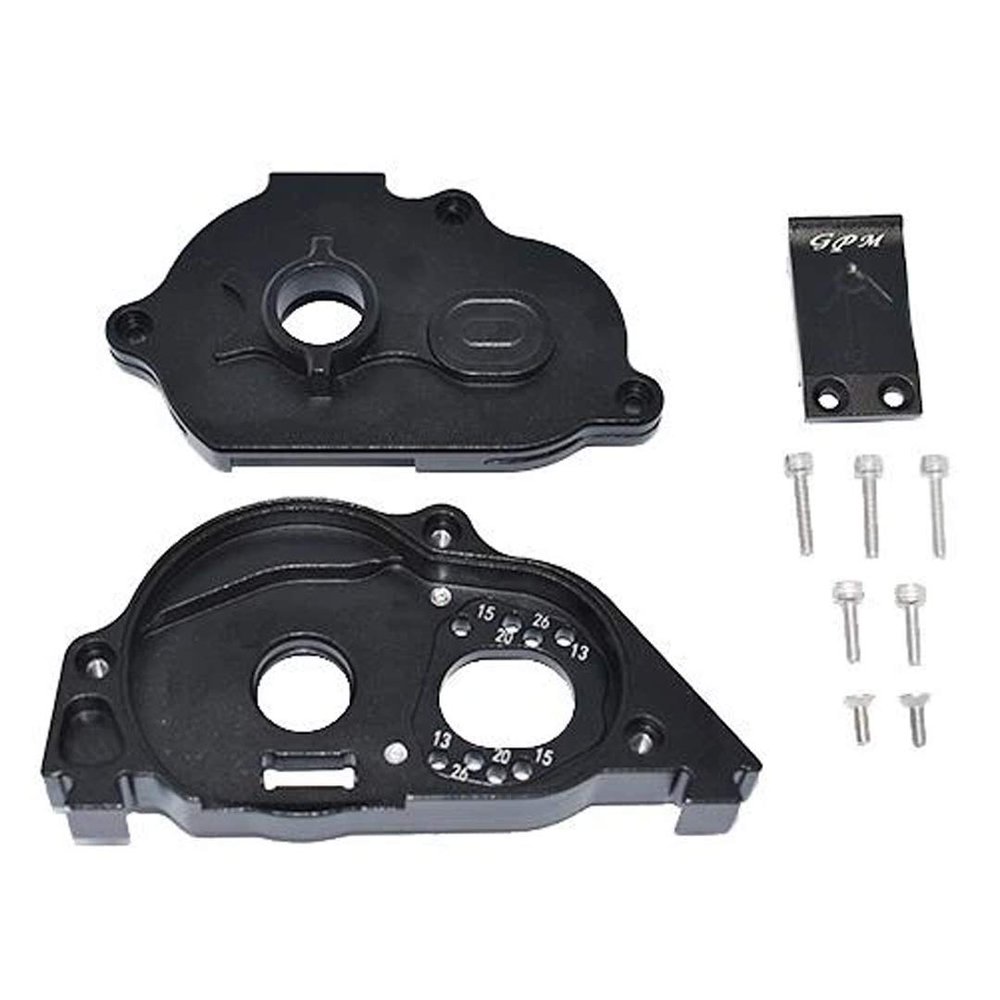 GPM Alum Rear Gear Protection Motor Mount Black : KRATON 4S BLX/SENTON 3S BLX