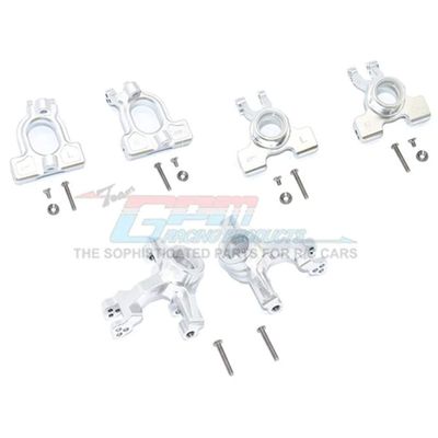 ARRMA KRATON 4X4 4S BLX Aluminum Front C-Hub s, Front+Rear Knuckle Arms - 20pc set - GPM MAKS192122