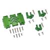 GPM Aluminum Center Gear Box Case & Mount Green : Axial SCX10 III Wrangler view 1