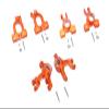 GPM Alum Front C-Hubs + Front & Rear Knuckle Arms Orange : 1/10 Kraton 4S BLX view 1