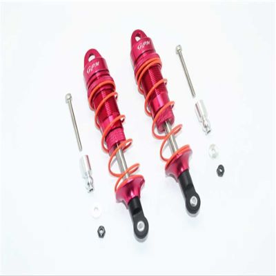 GPM Aluminum Front Adjustable Dampers 100mm Red : 6S BLX Senton & Typhon