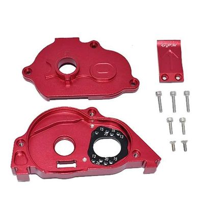 GPM Alum Rear Gear Protection Motor Mount Red : KRATON 4S BLX/SENTON 3S BLX