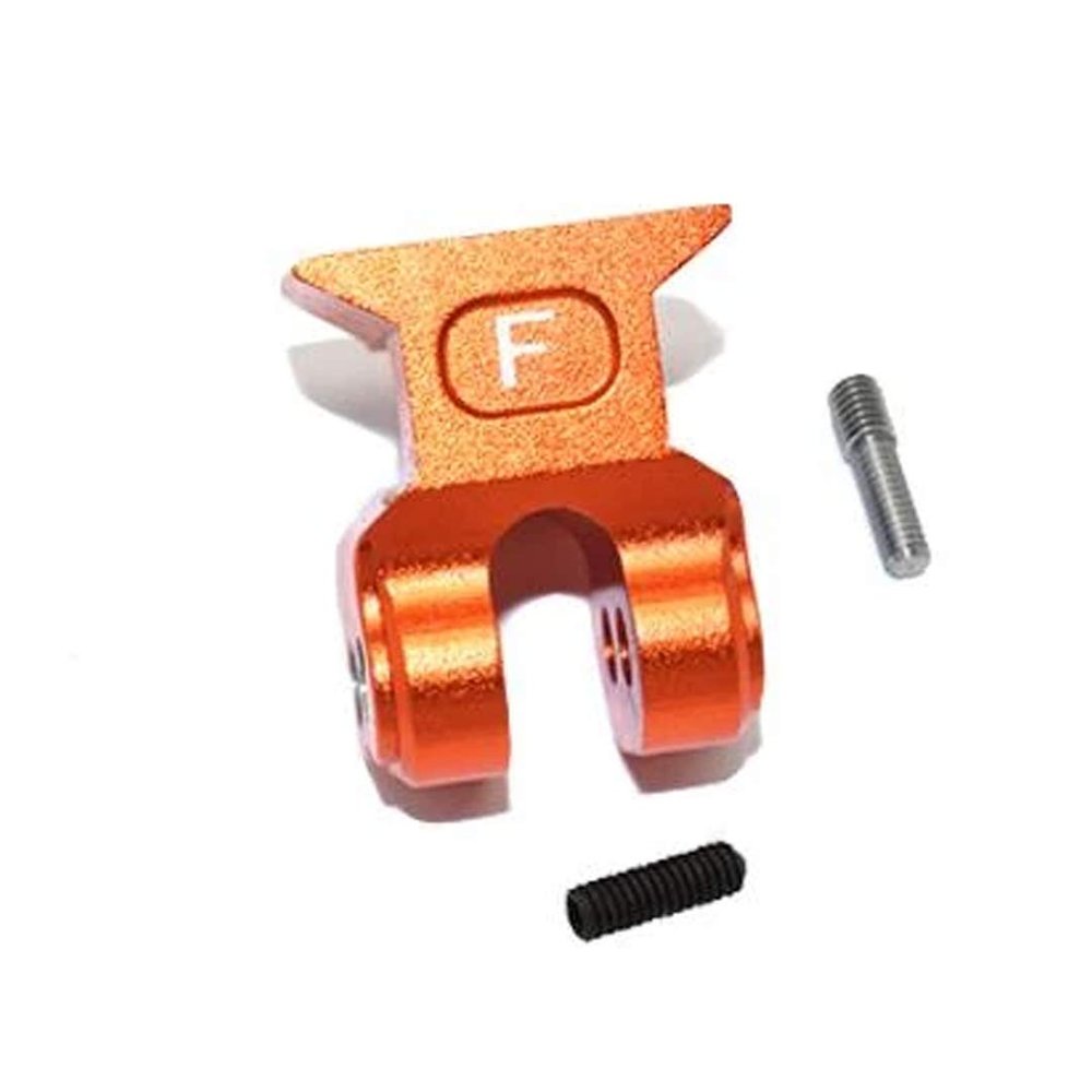 GPM Aluminum Front Suspension Link Stabilizer -3Pc Set for ARRMA1/10 4Wd Kraton 4X4 4S Blx-Ara102690 (Orange)