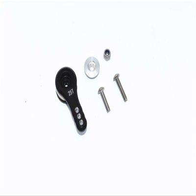 GPM Alum 25T Servo Horn Black w/Built-in Spring : 1/8 KRATON/Outcast/Notorious/Typhon