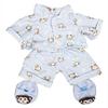 Teddy Mountain Blue Monkey Pajamas with Slippers Set Teddy Bear Clothes Outfit Fits Most 14"-18" Build-A-Bear, Vermont Teddy Bear view 1