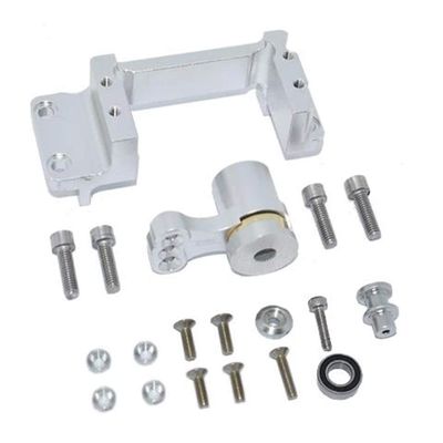 GPM Alum Servo Mount +25T/ Horn w/Built-in Spring Silver : KRATON/Outcast 8S BLX
